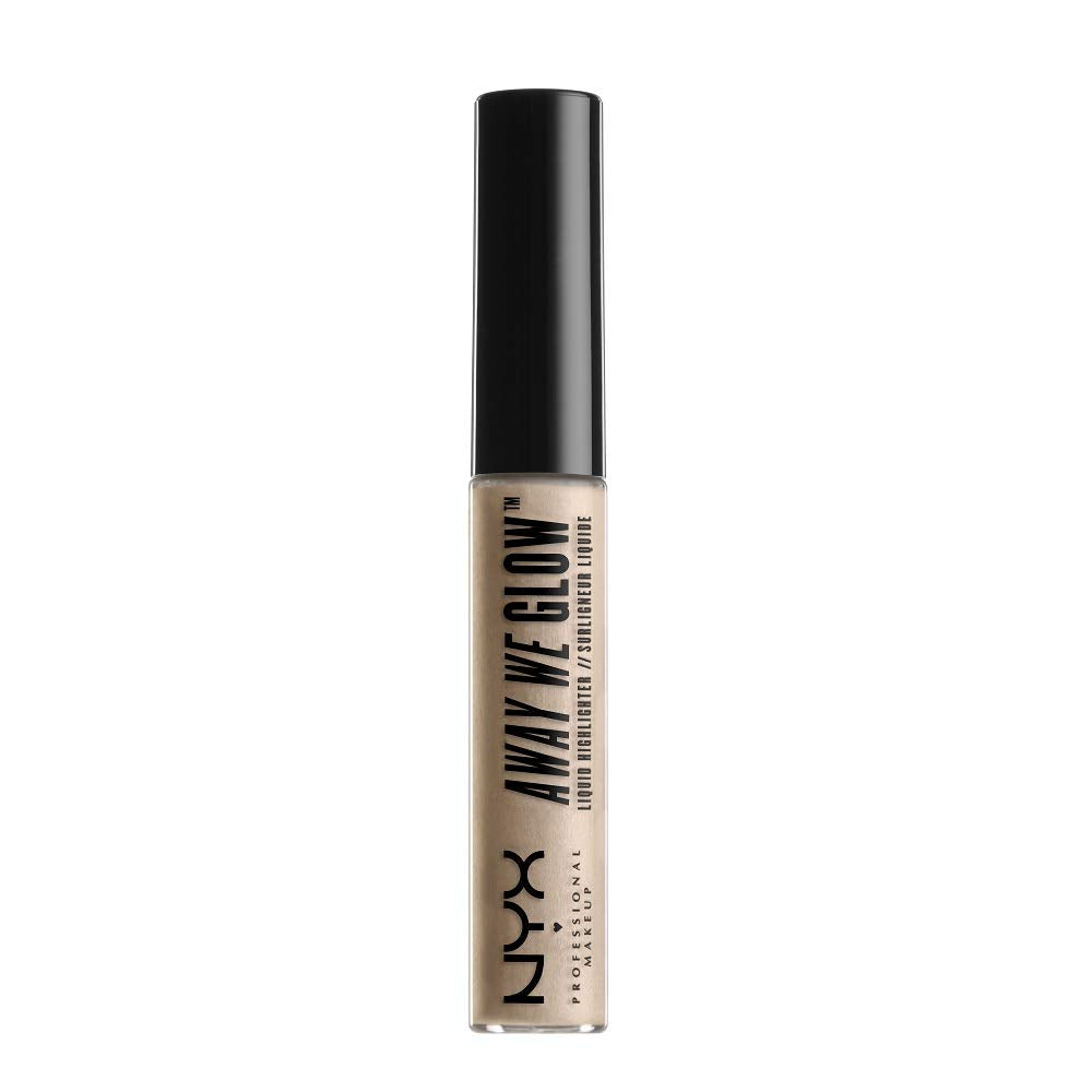 Buy now NYX Professional Makeup Away We Glow Liquid Highlighter, Liquid Prism, 0.22 Fluid Ounce 0.22 Fl Oz (Pack of 1) Crystal Glare at indiglob india
