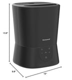 Buy now Honeywell Easy-to-Care Filter Free Warm Mist Humidifier, Medium Rooms, 1.5 Gallon Tank ƒ?? Humidistat for Bedroom, Home or Office Black at indiglob india