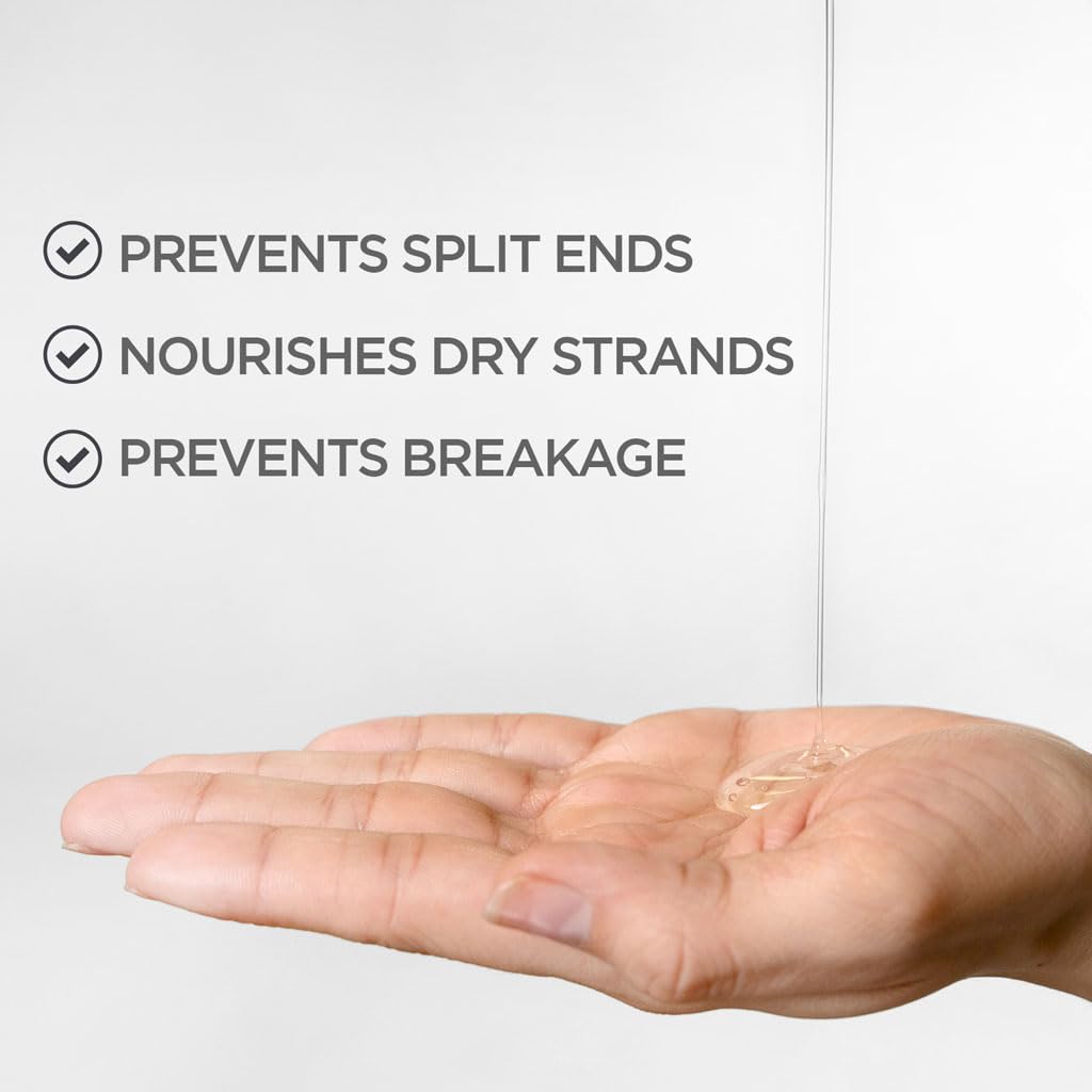 BioSilk Silk Therapy Original, Reconstructing Leave-In Hair Treatment, Adds Shine, Smooths & Prevents Split Ends, Sulfate-Free, Paraben-Free, Cruelty-Free, 12 Oz
