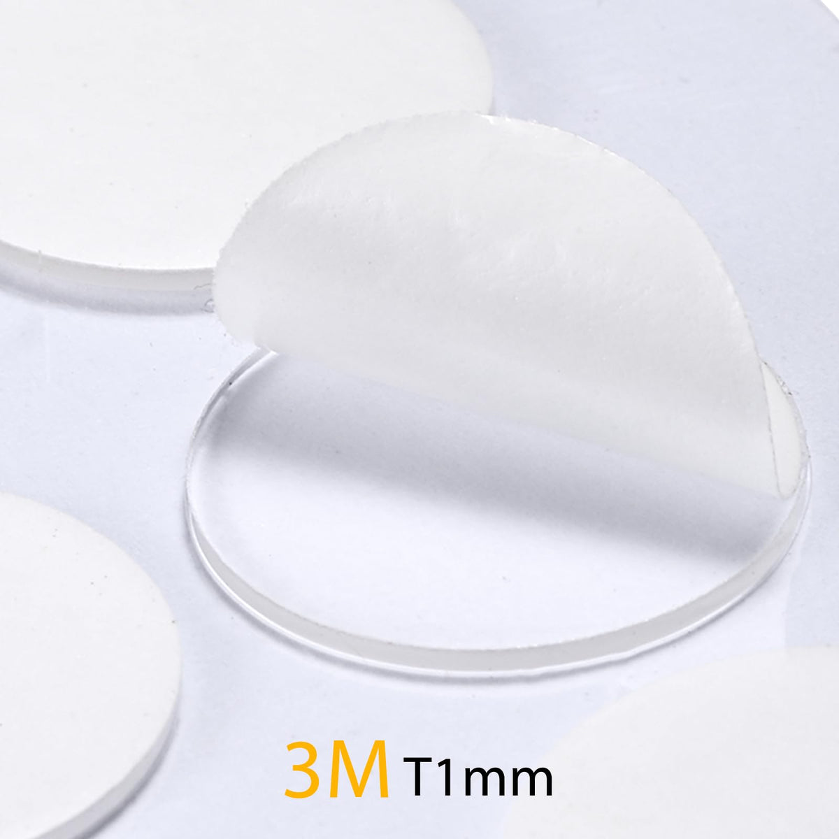 Nilogie 350pcs Clear Double Sided Sticky Dots - (.79 inch Diameter) Removable Adhesive Glue Dots for Crafts, Balloons, and Wall Decor - No-Mess Sticky Tack Putty for Posters, Photos, Party Decorations