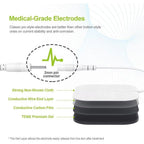 Buy now AUVON Dual Channel TENS Unit Muscle Stimulator Machine with 20 Modes, 2" and 2"x4" TENS Unit Electrode Pads at indiglob india