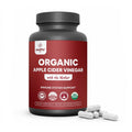 Organic Apple Cider Vinegar with The Mother – 1200mg Capsules for Optimal Wellness, Gluten-Free, Non-GMO, 120 Veggie Capsules – Zealthy Life