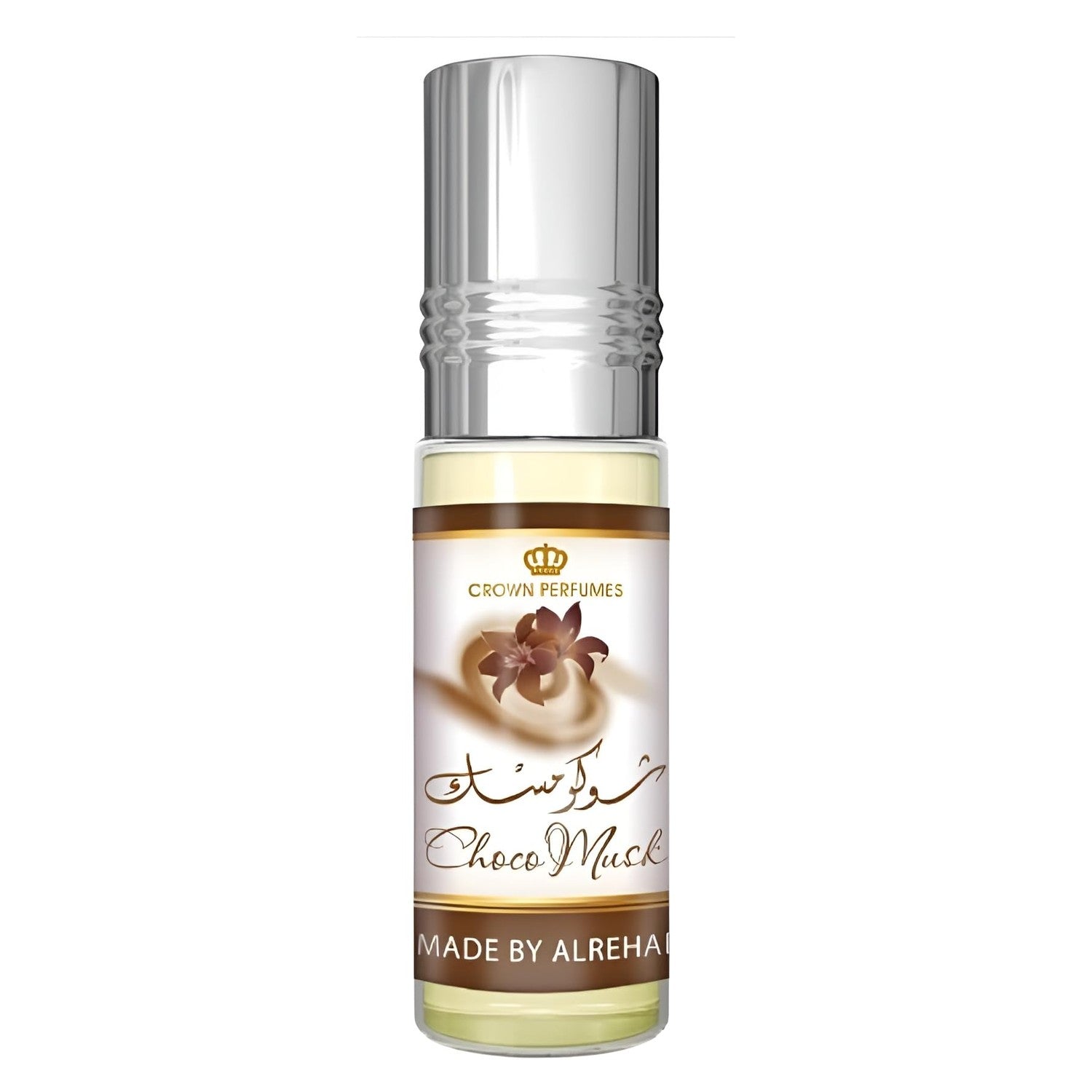 Al-Rehab Choco Musk Concentrated Perfume Rollerball for Unisex, 0.2 Ounce