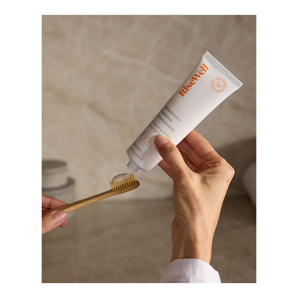 RiseWell PRO Nano Hydroxyapatite Toothpaste Fluoride Free, Wild Mint, 3.4oz