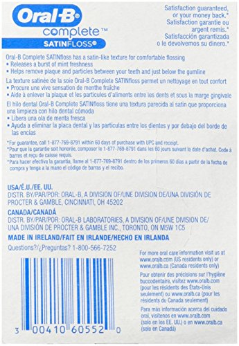 Buy now Oral B Satin Floss - Mint - 55 yd, 1 Count at indiglob india