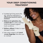 Buy now Kitsch Moisturizing Gloves Overnight for Dry Hands Treatment, for Women & Men | Soft Hydrating & Infused Gel Spa Gloves for Kids, One Size Fits Most, Washable & Reusable Pair at indiglob india