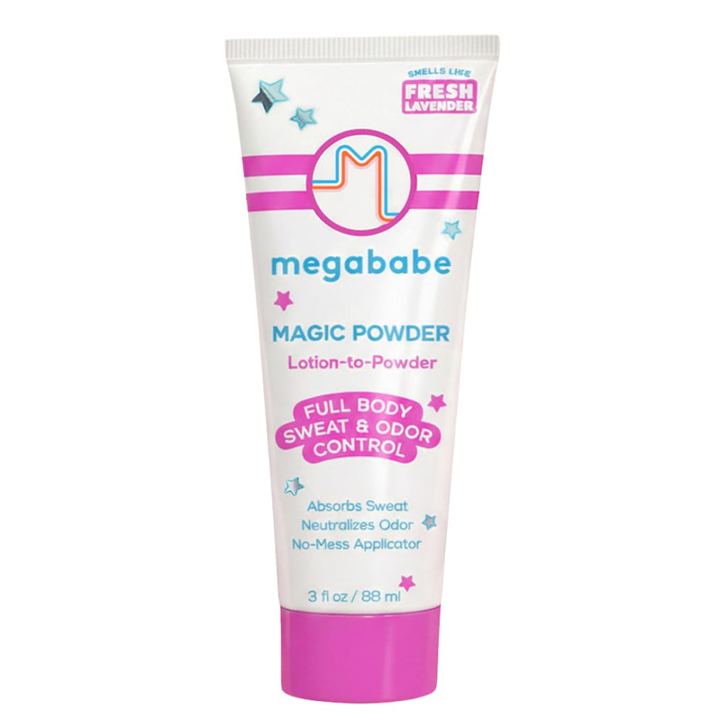 Megababe Magic Powder, Sweat & Odor Absorbing, Talc-Free, 3 fl oz