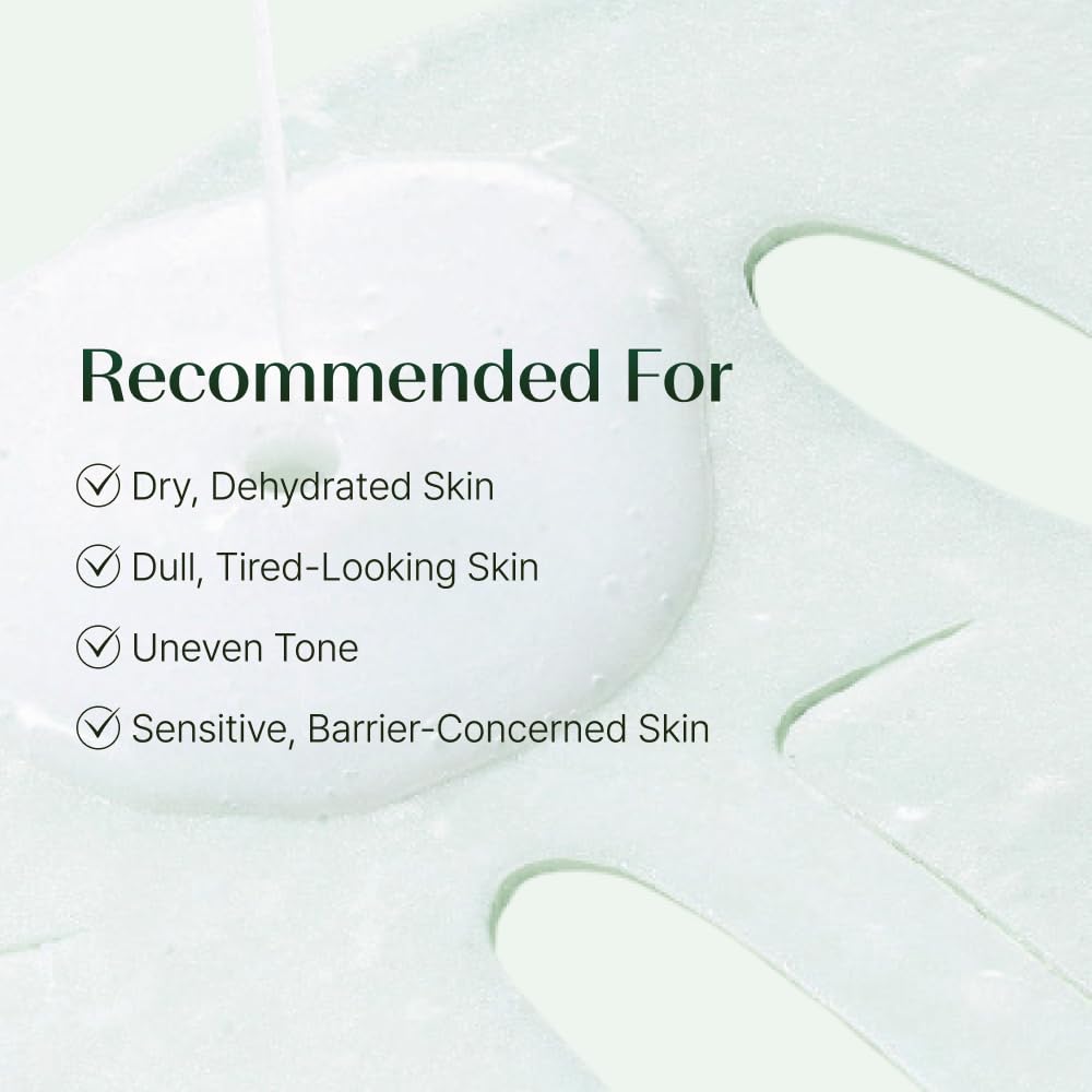 Sheet Mask with Niacinamide, Adenosine & Hyaluronic Acid, Glass Skin, 6ct