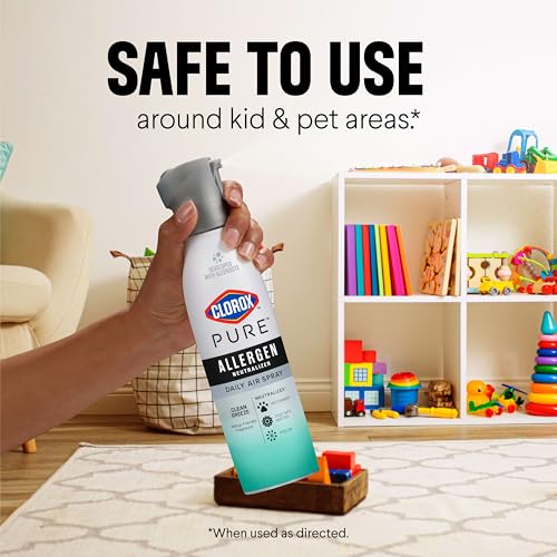 Buy now Clorox PURE Allergen Neutralizer Daily Air Spray, Clean Breeze, 8 Ounces at indiglob india