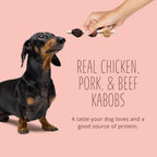 Better Belly Triple Flavor Kabob Highly Digestible Dog Treats, 10 Count