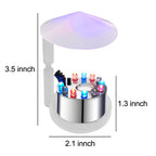 PULACO Mist Maker, 12 LED Mister Fogger Water Fountain Pond Fog Machine Atomizer Air Humidifier, Indoor Fountain Mister Foggers Perfect for Halloween
