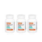 Rugby Magnesium Oxide 400 mg Tablets - Dietary Supplement - Gluten-Free - 120 Count (3 Pack)