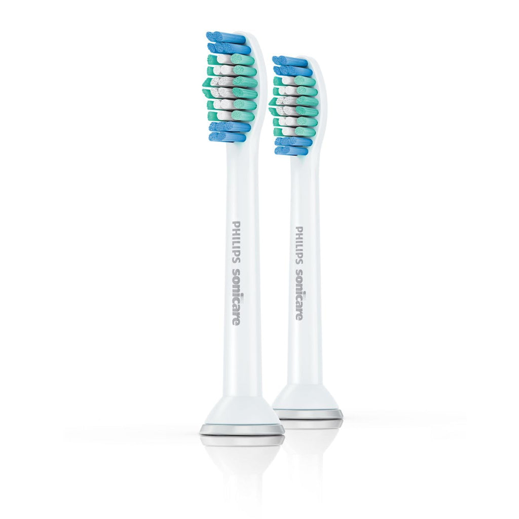 Buy now Philips Sonicare Genuine Simply Clean Replacement Toothbrush Heads, 2 Brush Heads, White, HX6012/04 at indiglob india