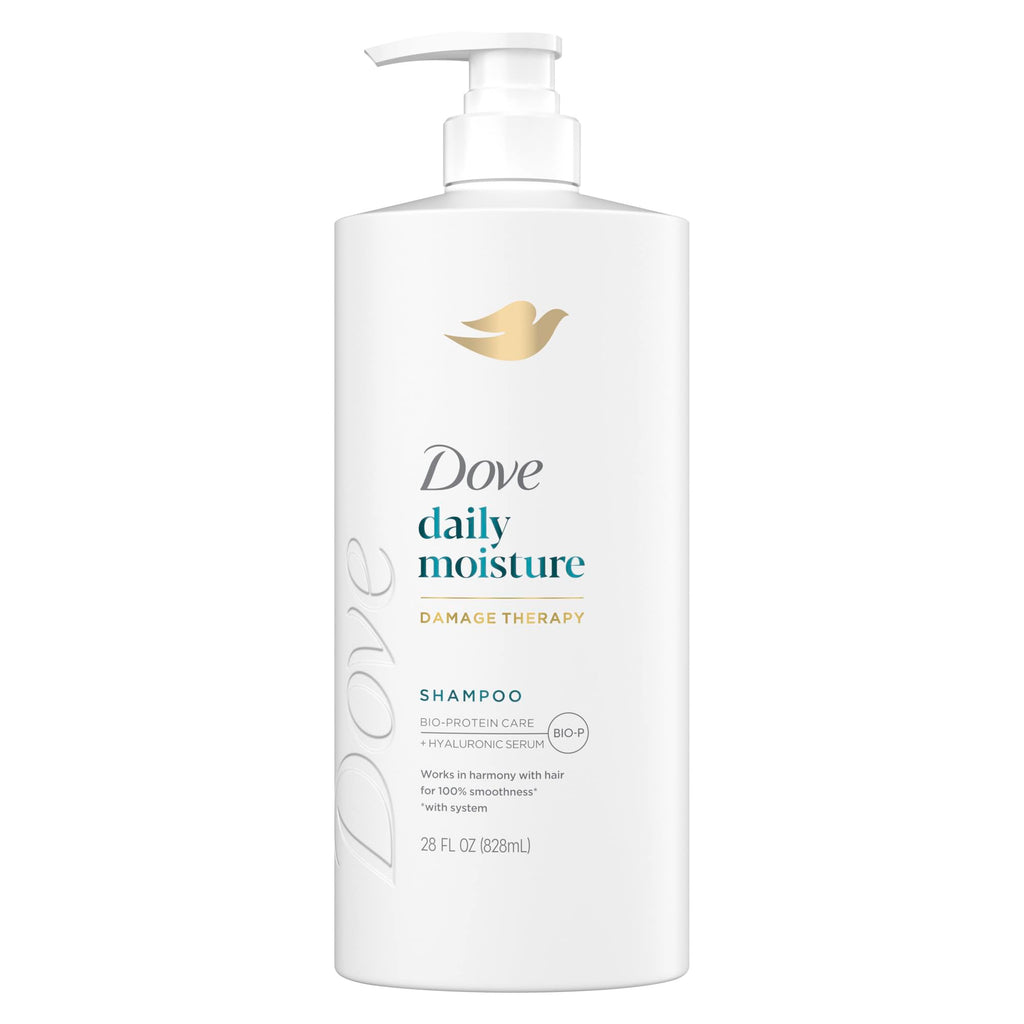 Dove Daily Moisture Shampoo with Bio-Protein Hair Care Technology, 28 Fl Oz