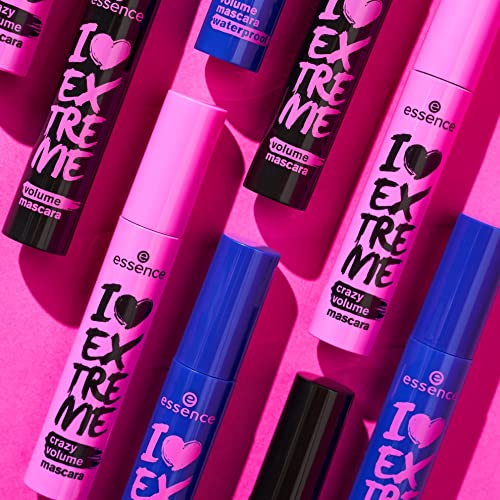 Buy now essence | I Love Extreme Volume Mascara Waterproof | Paraben Free | Cruelty Free | Black (Pack of 1, Waterproof) at indiglob india