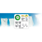 Buy now Air Wick Plug in Scented Oil Starter Kit, 2 Warmers + 6 Refills, Fresh Linen, Same Familiar Smell of Fresh Laundry, Eco Friendly, Essential Oils, Air Freshener at indiglob india