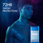 Buy now Gillette Antiperspirant and Deodorant for Men, 72hr Sweat & Odor Protection, Long Lasting Freshness, Anti-White Mark Technology, Clear Gel, Arctic Ice Scent, 3.8 oz (Pack of 2) at indiglob india
