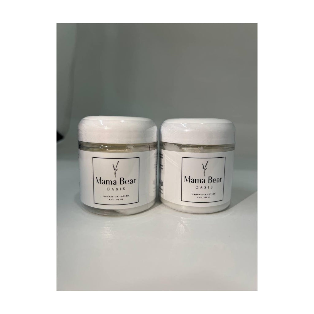 Mama Bear Oasis Magnesium Cream - Magnesium Lotion for Feet (Pack of 2) | Arnica, Vitamin B6, Aloe Vera and MSM, Vegan and Cruelty-Free, For Hands, Legs and Toes