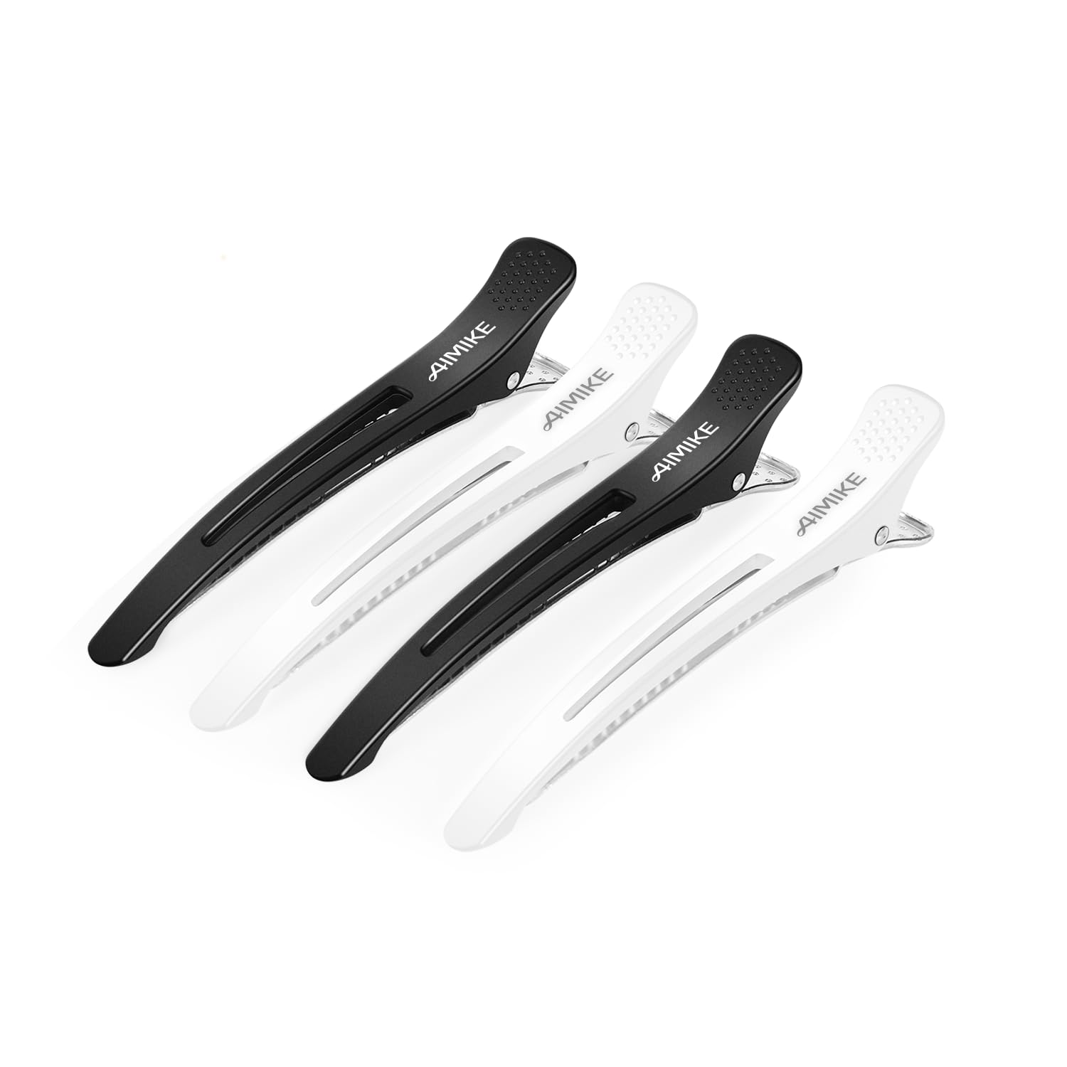 Buy now AIMIKE Hair Styling and Sectioning Accessories - 12 Pack Non-Slip Silicone Hair Clips for Thick and Thin Hair, Professional Salon Quality 4 Hair Clips at indiglob india