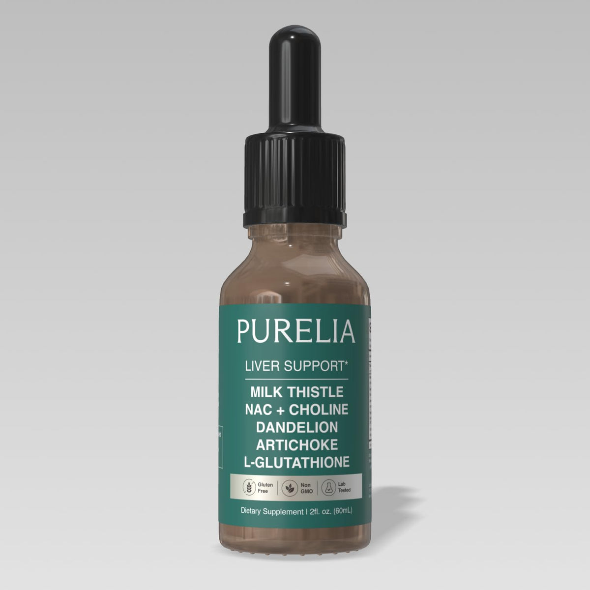Liver Support Drops with Milk Thistle, NAC & Dandelion | 2 fl oz