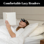 Buy now Evelots Laying Down Reading Glasses - Look Down Bed Readers - High Definition - Lazy Bed Prism Spectacles Horizontal Glasses - Read and Watch TV in Bed - Use Over Your Glasses at indiglob india