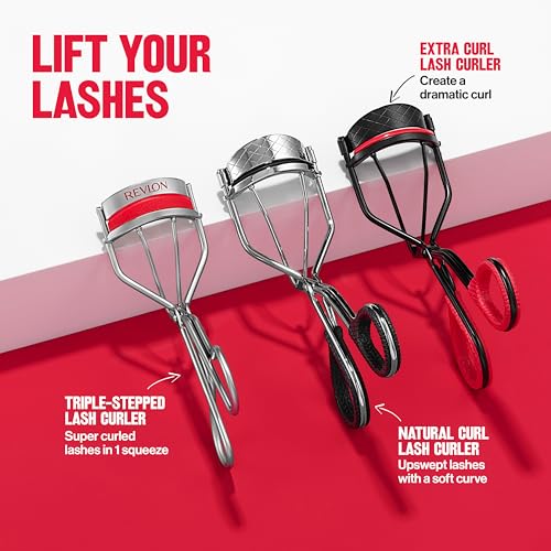 Buy now Revlon Extra Curl Lash Curler, Gives an All Day Dramatic Curl, with Finger Grips for a Non Slip Grip, Easy to Use, 1 Count at indiglob india