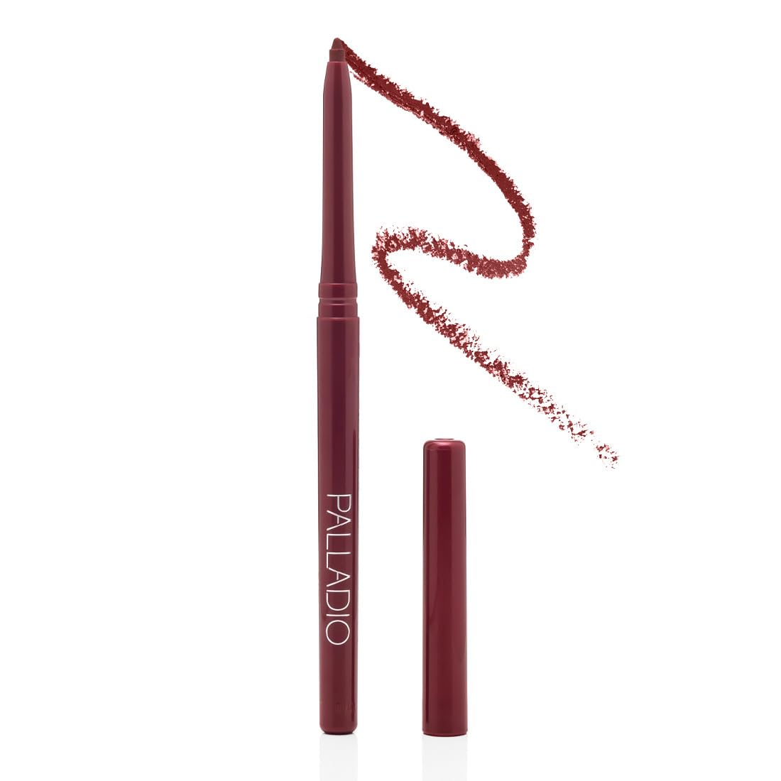 Buy now Palladio, Retractable Waterproof Lip Liner High Pigmented and Creamy Color Slim Twist Up Smudge Proof Formula with Long Lasting All Day Wear No Sharpener Required, Raspberry Raisin at indiglob india