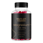 Black Girl Vitamins - Magnesium Gummies, for Sleep, Immunity, and Bone Support. Magnesium Citrate Supplement with (100mg) per Serving, Gluten-Free (Mixed Berry). 60ct