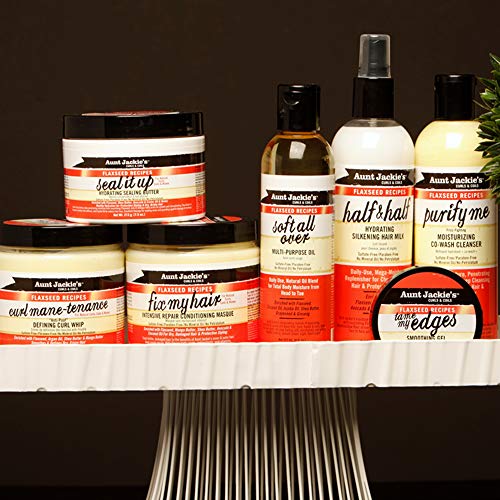 Buy now Aunt Jackie's Flaxseed Recipes Seal It Up, Hydrating Sealing Butter, Helps Prevent and Repair Damaged Hair, Jar, 7.5 Oz at indiglob india