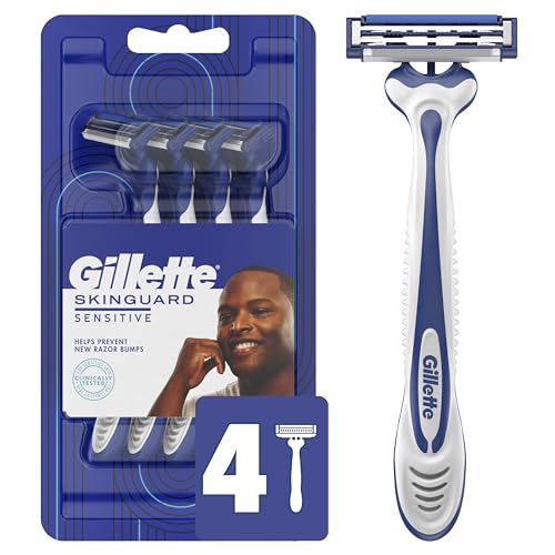 Buy now Gillette SkinGuard Razors for Men, Gillette Razor, 4 Count at indiglob india