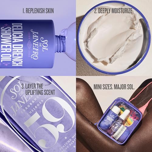 Buy now Sol de Janeiro Jet Set | Travel Shower Kit | $40 value at indiglob india