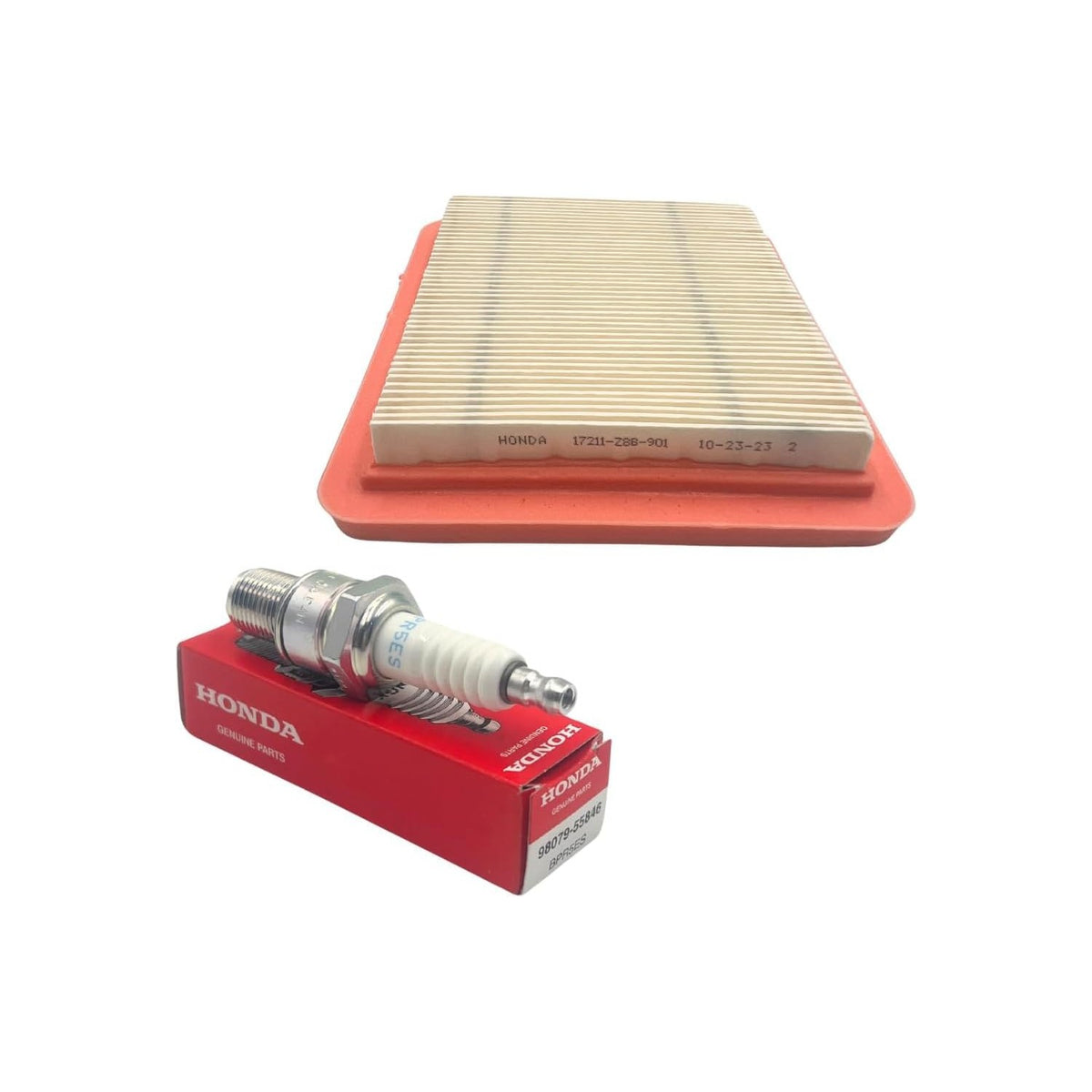 Honda Lawn Mower Tune Up Kit for GCV160, GCV170, GCV190LA, GCV200, GC190 & GC160 Engine - Kit Includes 17211-Z8B-901 Air Filter, 98079-55846 Spark Plug and 08213-10W30 12oz Bottle of 10W-30 Motor Oil