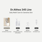 Dr.Althea 345 Relief Cream Mist, Korean Vegan Skin Care, 3.38 Fl Oz | Insant Hydration, Calming Skin Irritation with Hyaluronic Acid, Panthenol, Centella Asiatica Leaf Water, Madecassoside