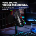 Buy now HyperX SoloCast – USB Condenser Gaming Microphone, for PC, PS4, PS5 and Mac, Tap-to-Mute Sensor, Cardioid Polar Pattern, great for Streaming, Podcasts, Twitch, YouTube, Discord,Black at indiglob india