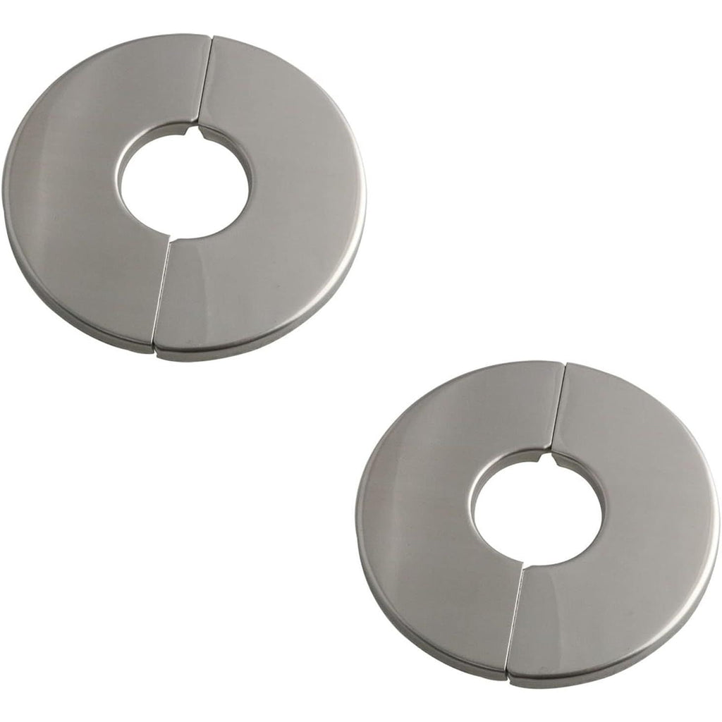 Buy now Wall Split Flange 2PCS Stainless Steel Round Escutcheon Plate Floor and Ceiling Plate Cover Split Flange for 28mm Dia Pipe 25 Type Silver Default at indiglob india