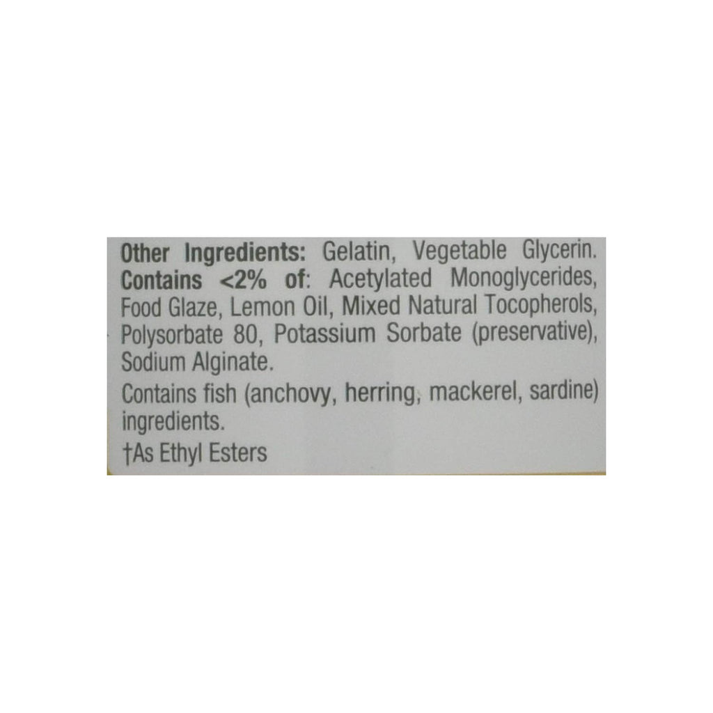 Nature's Bounty Mini Fish Oil Softgels 1290 mg, Omega-3, Supports Heart Health, Odor-Less, 90 Mini Coated Softgels (Pack of 2)