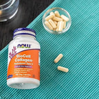 Buy now NOW Foods Supplements, BioCell Collagen?? Hydrolyzed Type II, Clinically Validated, 120 Veg Capsules at indiglob india