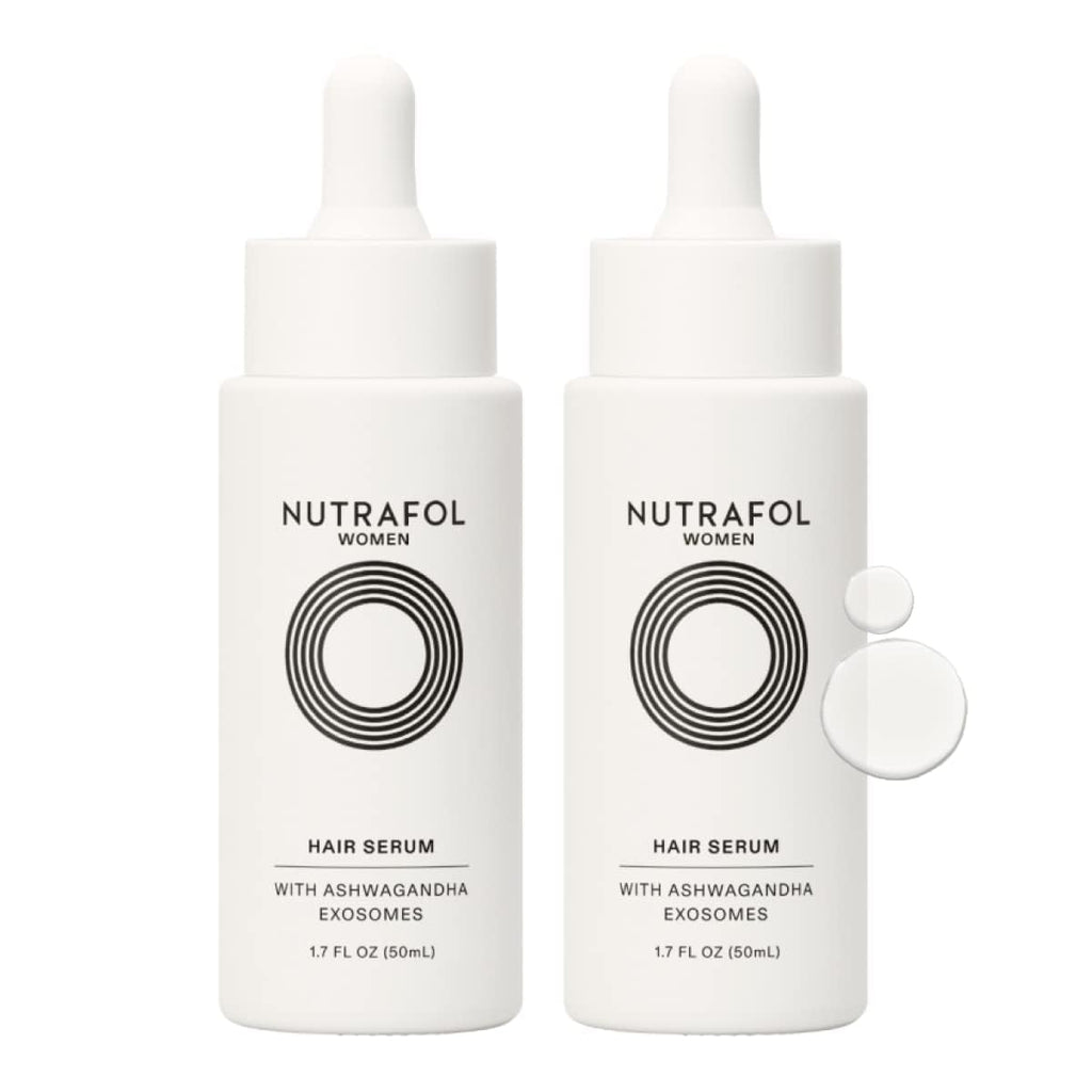 Nutrafol Women's Hair Serum, Supports Visibly Thicker and Stronger Hair, Vegan, Lightweight and Fast-Absorbing.