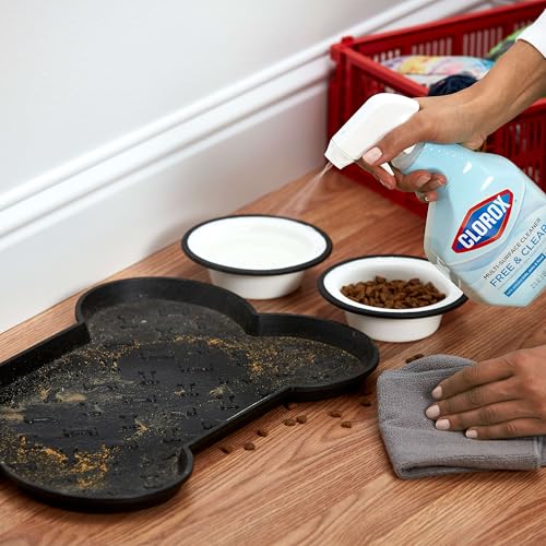 Buy now Clorox Free & Clear Multi Surface Cleaner, Spray Bottle, Fragrance Free, 32 Fluid Ounces, Pack of 3 at indiglob india