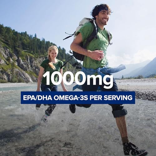 Buy now GNC Triple Strength Fish Oil Omega 3 Supplement, 1000mg EPA and DHA, Supports Heart, Brain, Skin, Eye and Joint Health, 210 Softgels at indiglob india