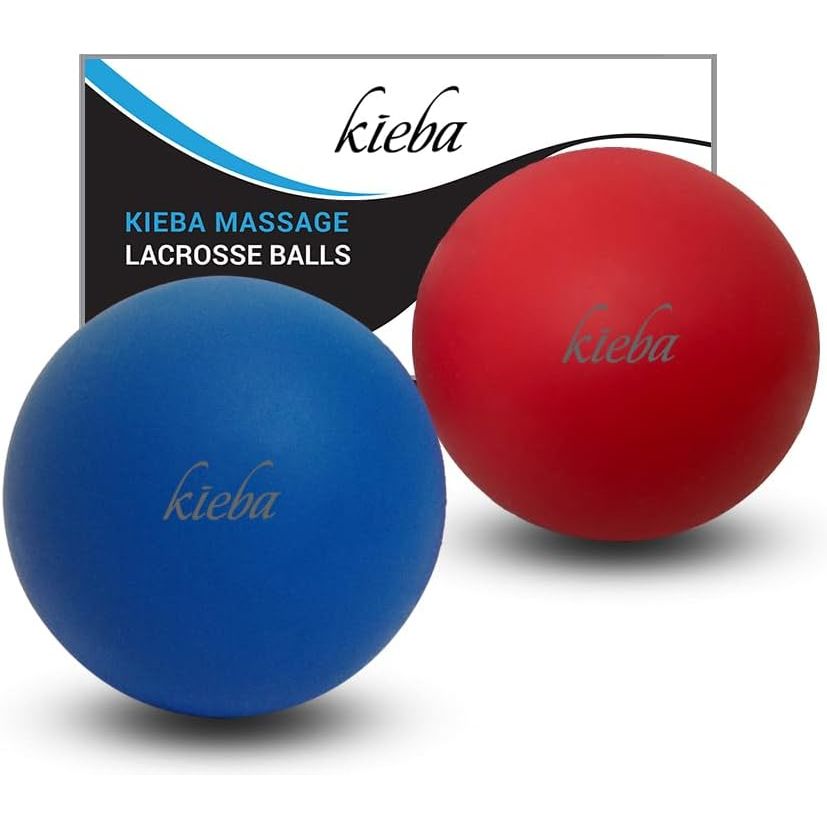 Buy now Massage Lacrosse Balls for Myofascial Release, Trigger Point Therapy, Muscle Knots, and Yoga Therapy. Set of 2 Firm Balls (Blue and Red) at indiglob india