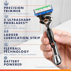 Buy now Gillette ProGlide Power Razor for Men, 1 Gillette Power Razor Handle + 1 Blade Refill at indiglob india