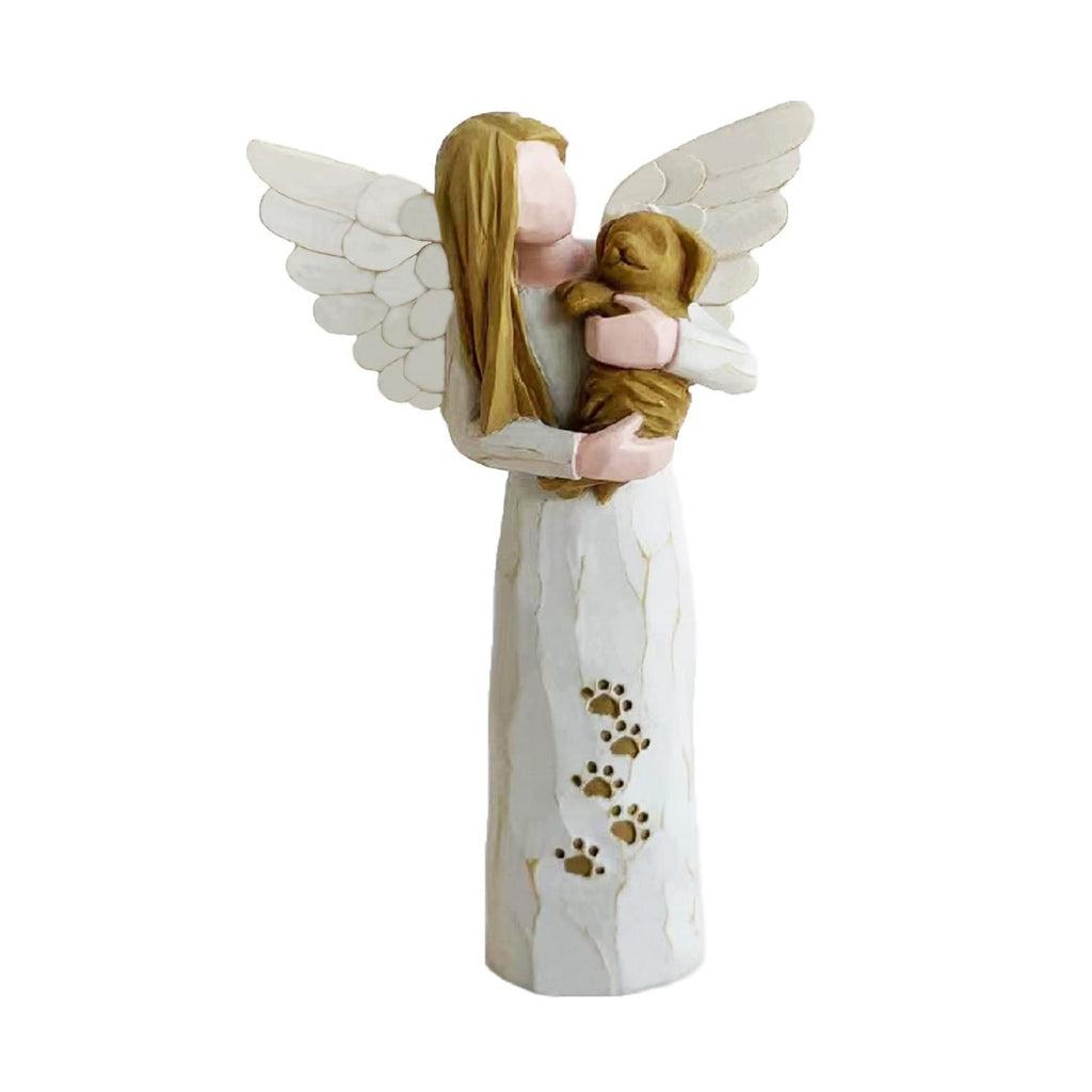 Dog Memorial Gifts for Loss of Dog, Pet Memorial Gifts, Pet Memorial Stone,Pet Sympathy Gifts Dog Memorial Gifts(White)