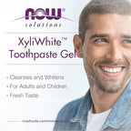 Buy now NOW Foods Solutions, XyliwhiteÆ’?â€º Toothpaste Gel, Refreshmint, Cleanses and Whitens, Fresh Taste, 6.4-Ounce at indiglob india