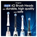 Buy now Oral-B iO Ultimate Cleaning Electric Toothbrush Heads, 8 Pieces, Ultimate Tooth Cleaning, Toothbrush Attachment for Oral-B Toothbrushes, Letterbox Enabled Packaging, Black at indiglob india
