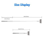 YIMICOO Extendable Back Scratcher for Men 3 Pack Portable Telescopic Metal Back Scratchers/Hand Massager with Pocket Clip for Thanksgiving, Birthday, Christmas Gifts