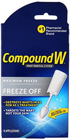 Buy now Compound W Wart Remover, Freeze Off Kit, 8 ct (Packaging May Vary) at indiglob india