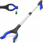 Buy now 2025 Upgraded Reacher Grabber Pickup Tool, 32" Long Grabber Reacher Tool with Magnetic Tip, Trash Picker for Elderly Grab It Reaching Tool, Garbage Picker Upper, Litter Pick Up Grab Claw Grabber Stick Blue at indiglob india