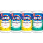 Buy now Clorox Disinfecting Cleaning Wipes Variety Pack, 75 Count Each, Pack of 4 (Package May Vary) at indiglob india