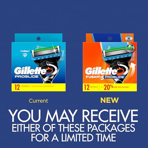 Buy now Gillette ProGlide Razor Refills for Men, 12 Razor Blade Refills at indiglob india